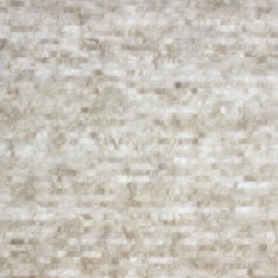 WHITE CRYSTAL MOSAIC